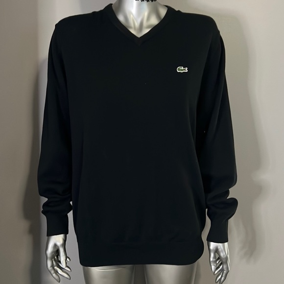 Lacoste Other - Lacoste Men's V-neck Organic Cotton Sweater